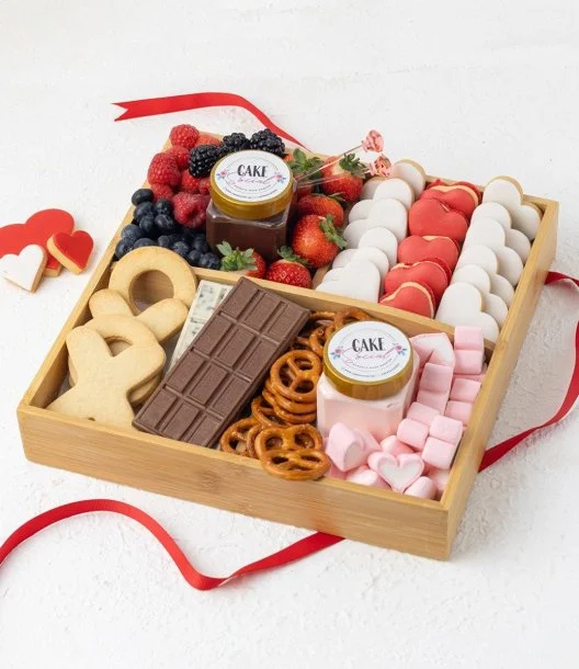 Valentine's Dessert Tray by Cake Social