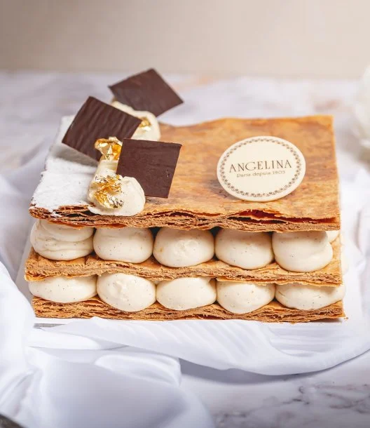 Vanilla Mille Feuille Cake by Angelina