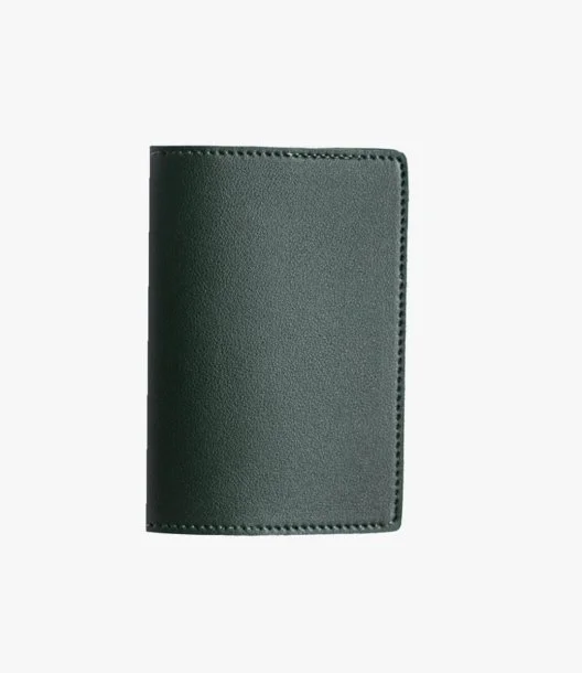 Vegan Leather Passport Cover - Olive Green by Royal Page Co