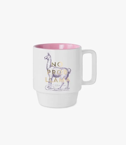Vintage Sass - No Prob Llama Mug by Designworks Ink.