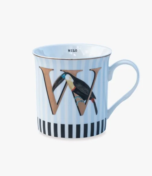 W For Wild Mug by Yvonne Ellen
