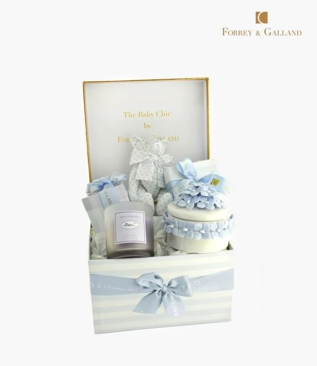Chic Baby Blue Chest by Forrey & Galland 