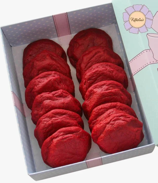 Cream Cheese Red Velvet Cookies (12 pcs) by Katherine's