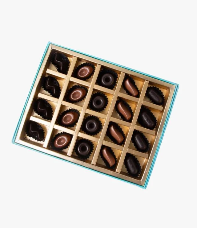 صندوق شوكولاتة فاخرة - 20 قطعة