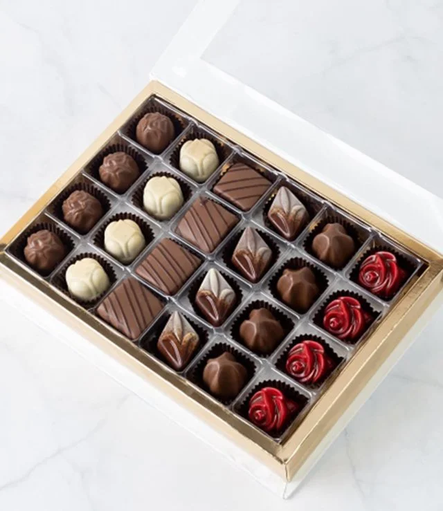 24pc Assorted Chocolate Box By Cake Social
