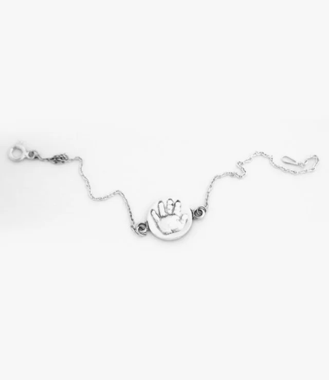 Customized 2D Silver Bracelet by First Impression Artwork