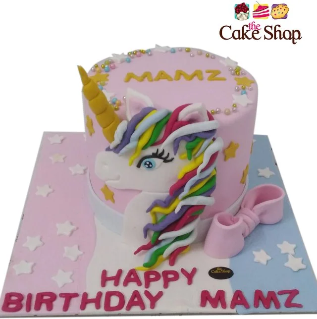 Unicorn 3D Birthday Cake 2