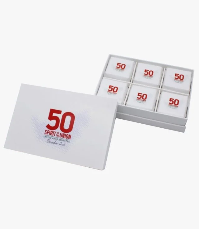 50 Years UAE - National Day Gift Box 120g - Pack of 10 Boxes By Le Chocolatier