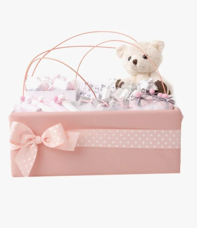 Beary Much Love Baby Girl Gift Set - Medium
