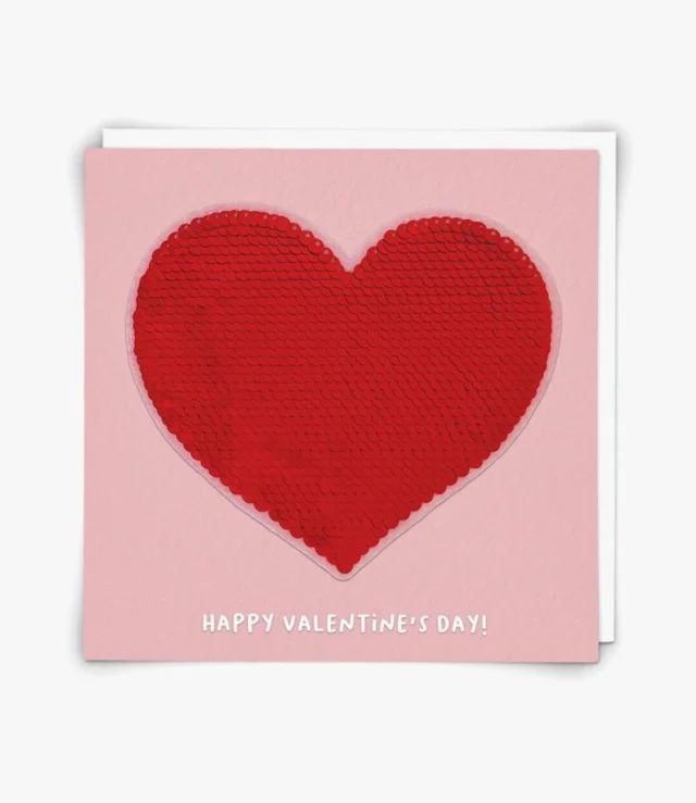 "Red heart" Contemporary Greeting Card by Redback