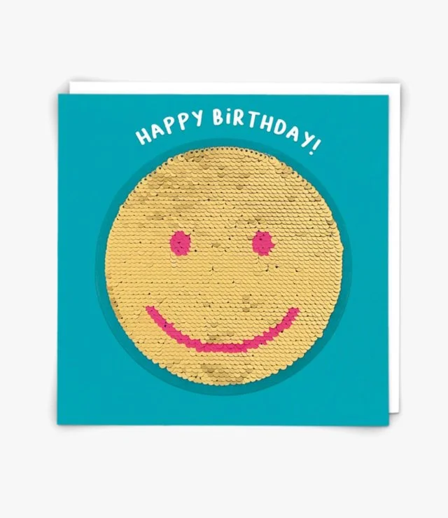"Smiley" Contemporary Greeting Card by Redback