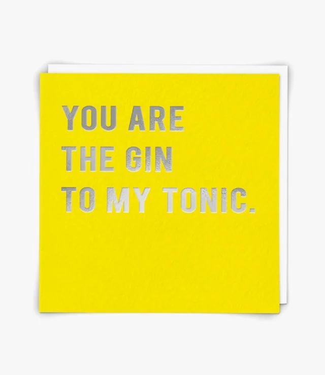 "Tonic" Contemporary Greeting Card by Redback