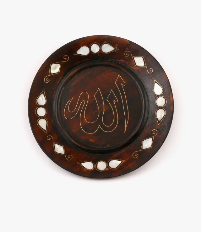 Wooden Plate By Miskeyana