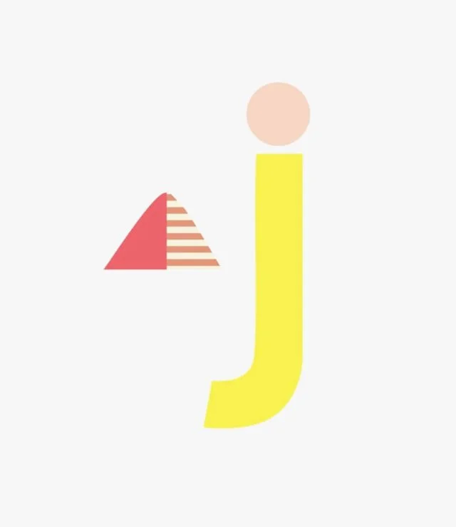 Alphabet Wall Sticker - J by Poppik