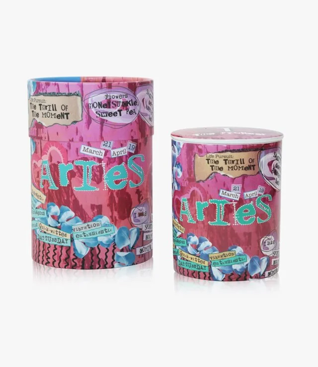 Aries Sign Candle