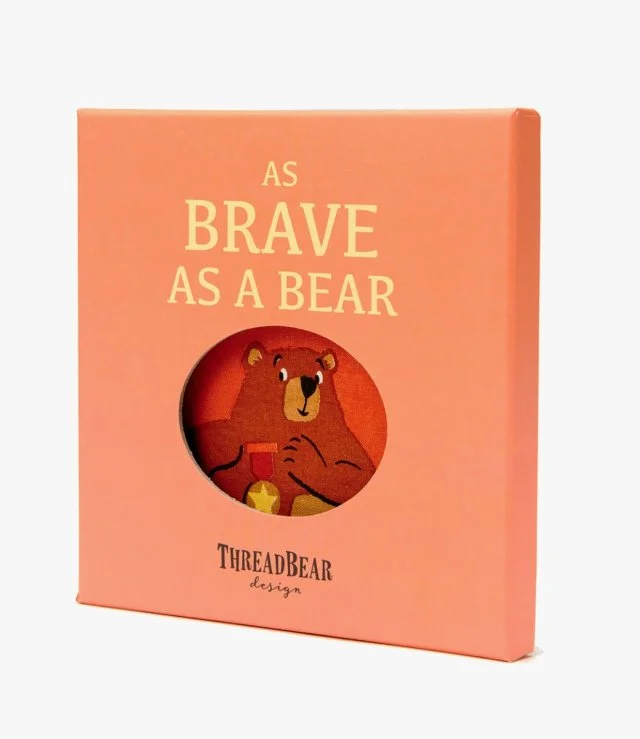 كتاب شجاع مثل الدب قماش من ثريدبير ديزاين