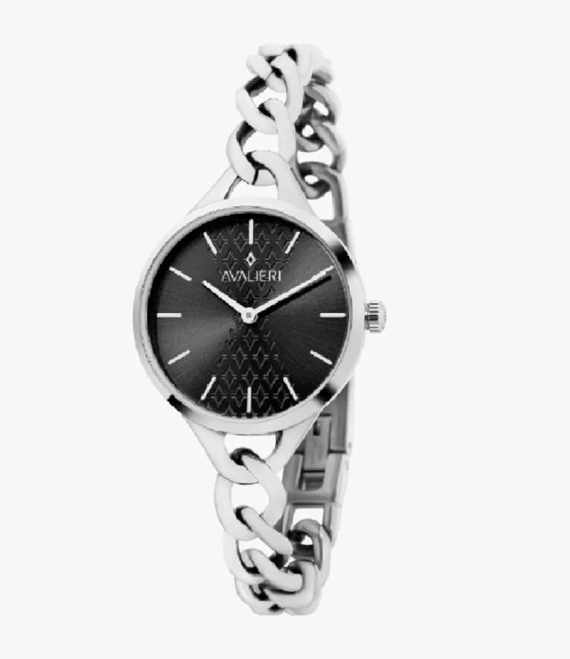 Avalieri Women Silver Quartz Watch