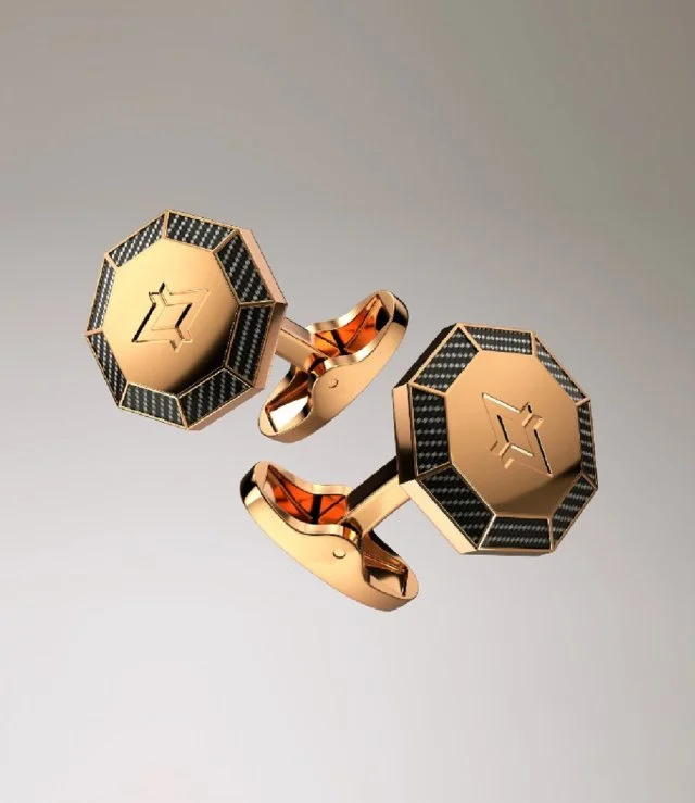 Avalieri Men's Gold Luxury Cufflinks