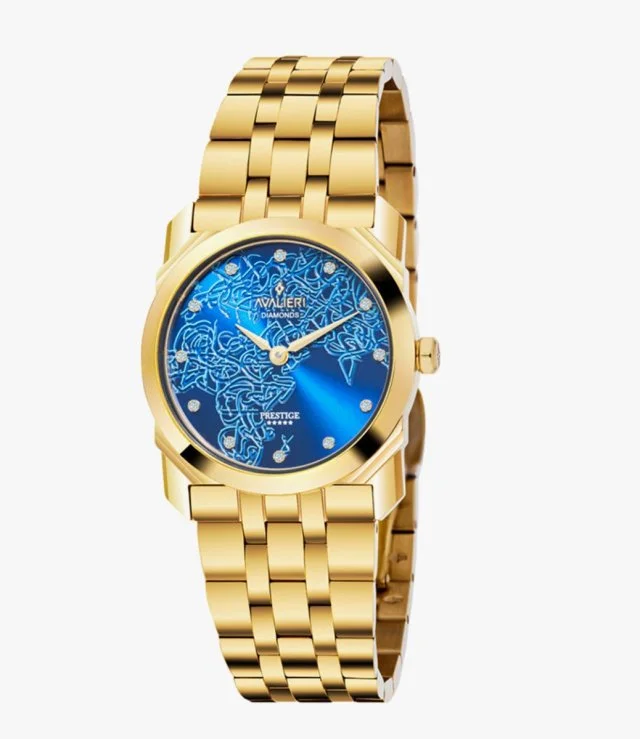 Avalieri Prestige Women's Blue Dial Watch