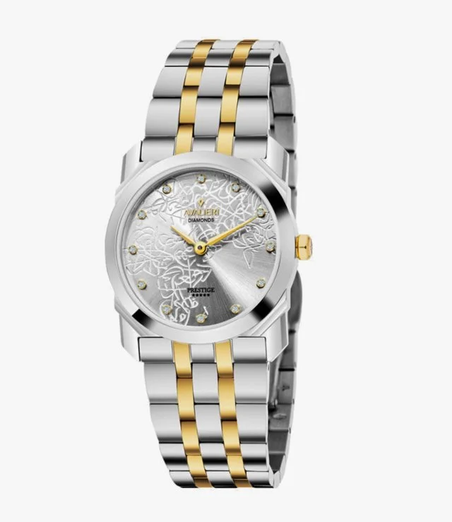 Avalieri Prestige Women's Quartz White Dial Watch