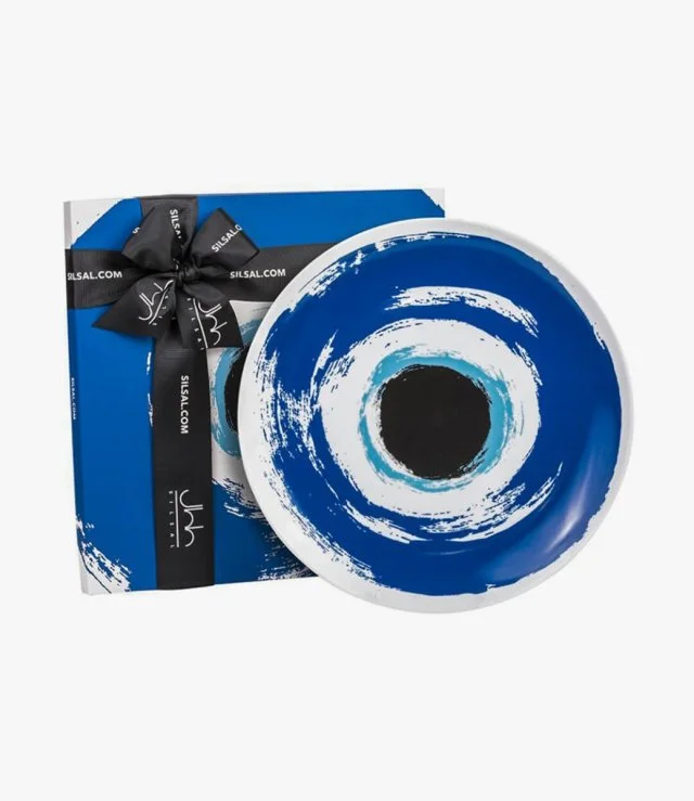 Azure Charm Display Plate with Giftbox by Silsal