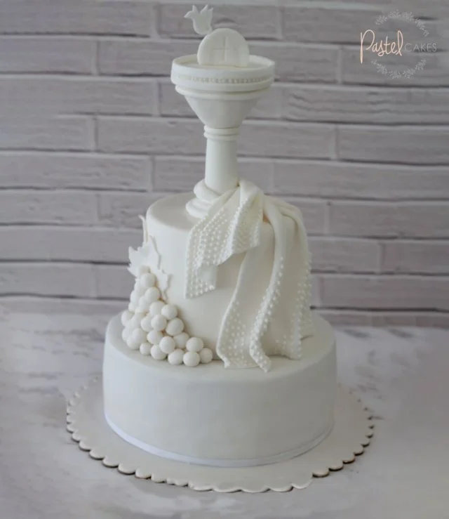 Babtism Cake By Pastel Cakes