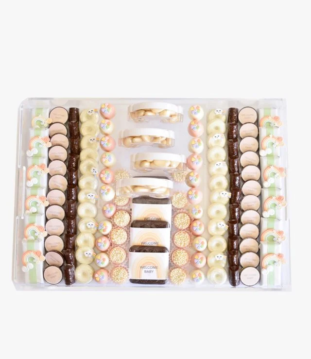 Baby Girl Chocolate Tray By Victorian