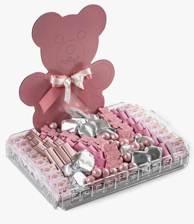 Baby Girl Chocolate Tray by Hazem Shaheen Delights