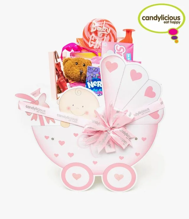Baby Girl Wood Tray By Candylicious