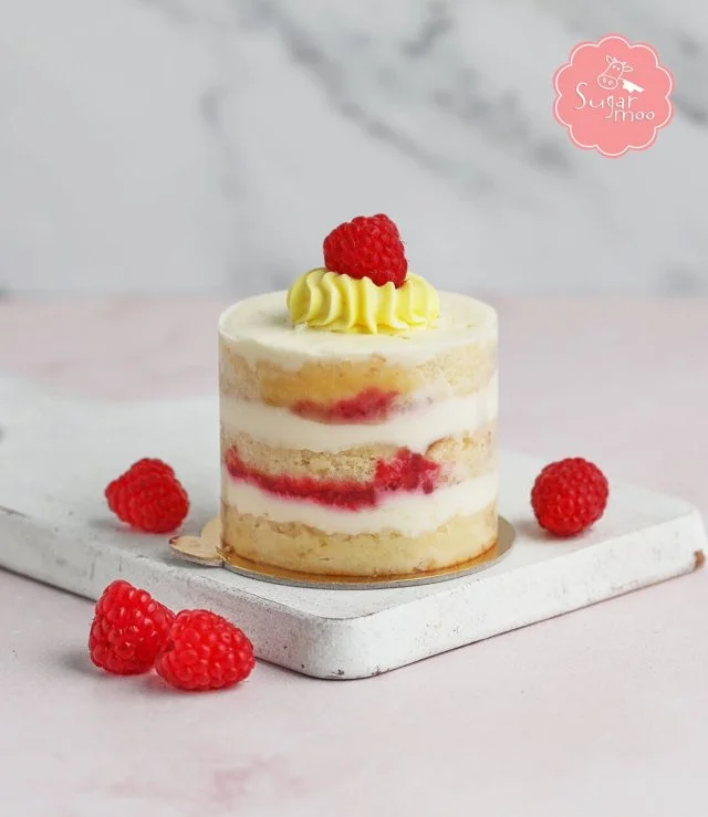 Baby Whipped Lemon and Raspberry Cake By Sugarmoo