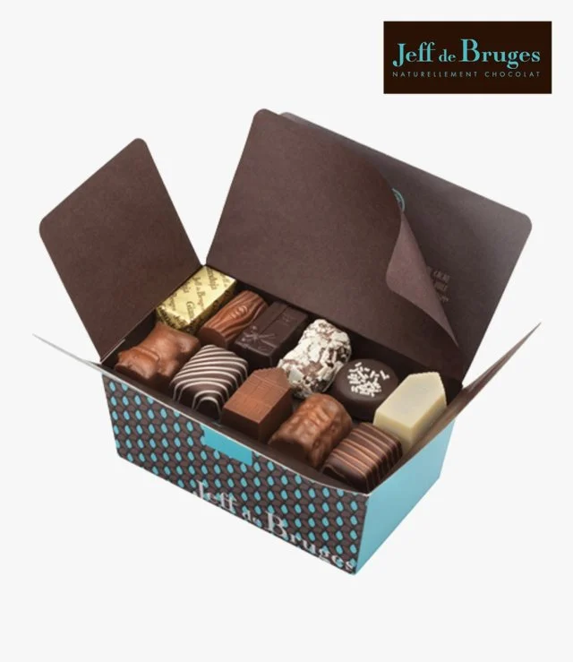 250g Ballotin Chocolate Box By Jeff De Bruges