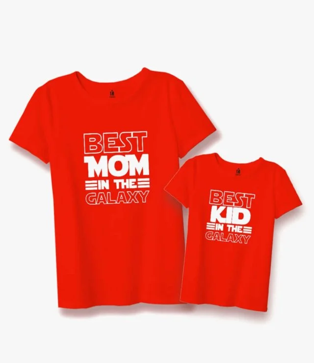 Best Mom in the Galaxy Mother and Kids T-Shirts