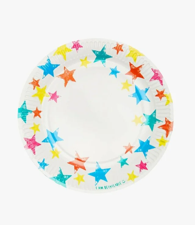 Bright Stars Party Paper Plates 12pc Pack by Talking Tables