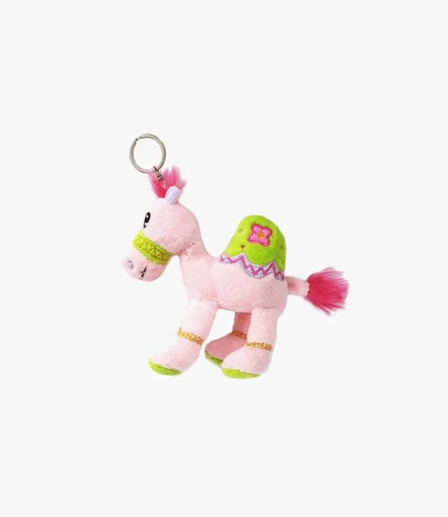 Pink Camel 12cm with Key Ring by Fay Lawson