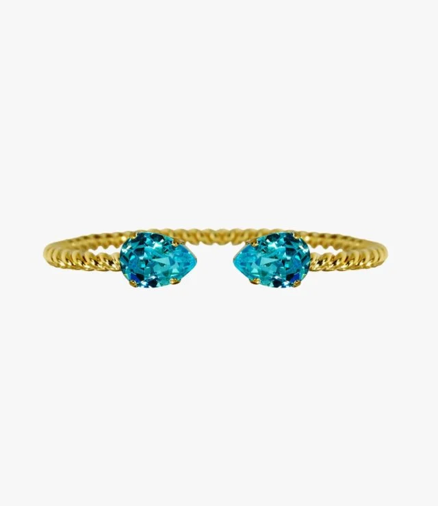 Caroline Svedbom Mini Drop Bracelet Light Turquoise.