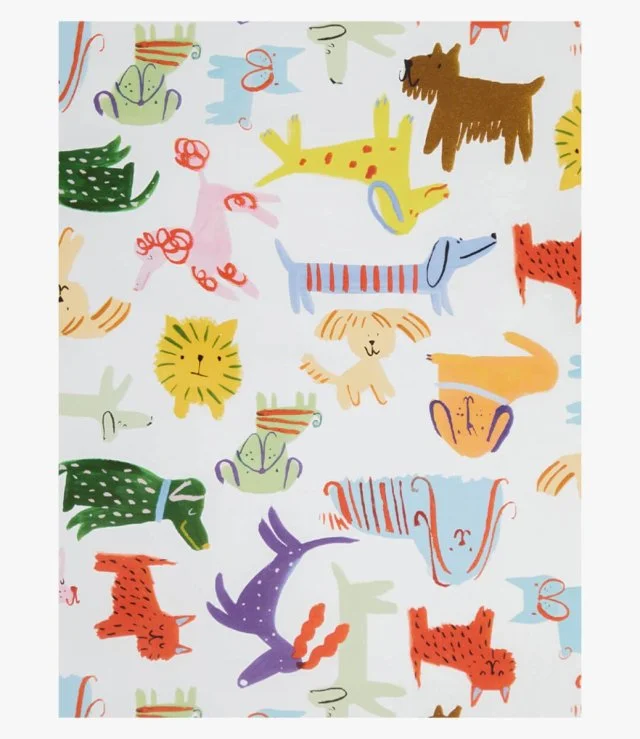 Cats and Dogs Roll Wrap by Eleanor Bowmer