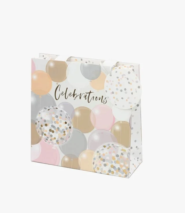 Celebration Balloons Medium Bag by Belly Button
