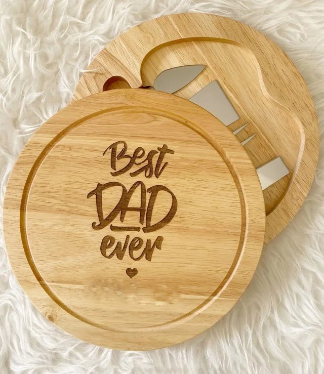 Dad Cheese Board 