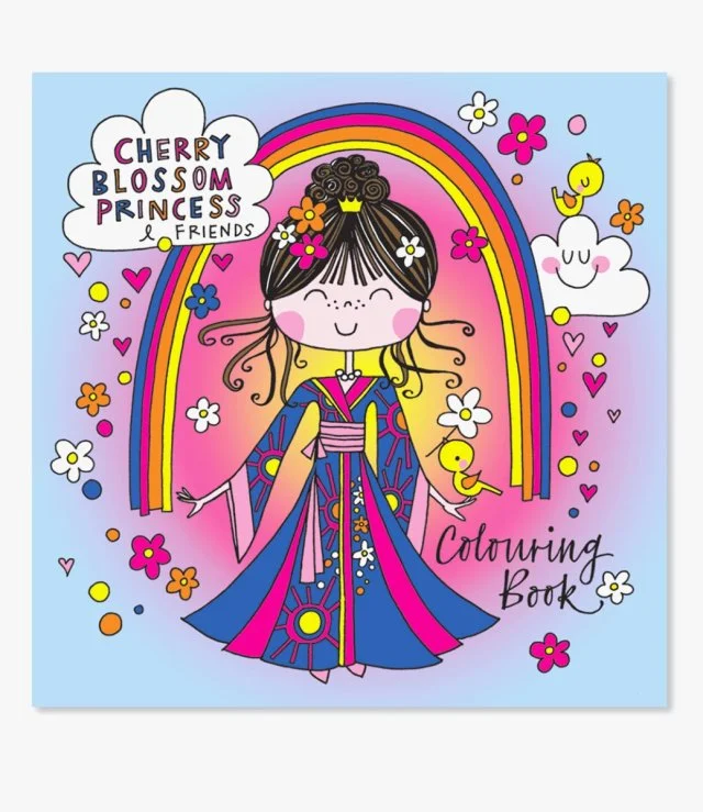 Cherry Blossom Princess Colouring Book By Rachel Ellen Designs
