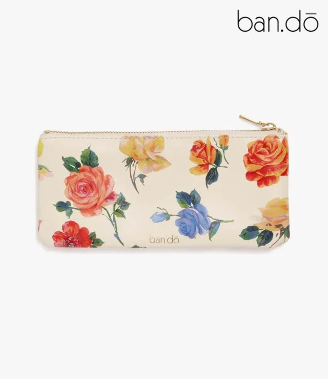 Coming Up Roses Pencil Pouch by bando
