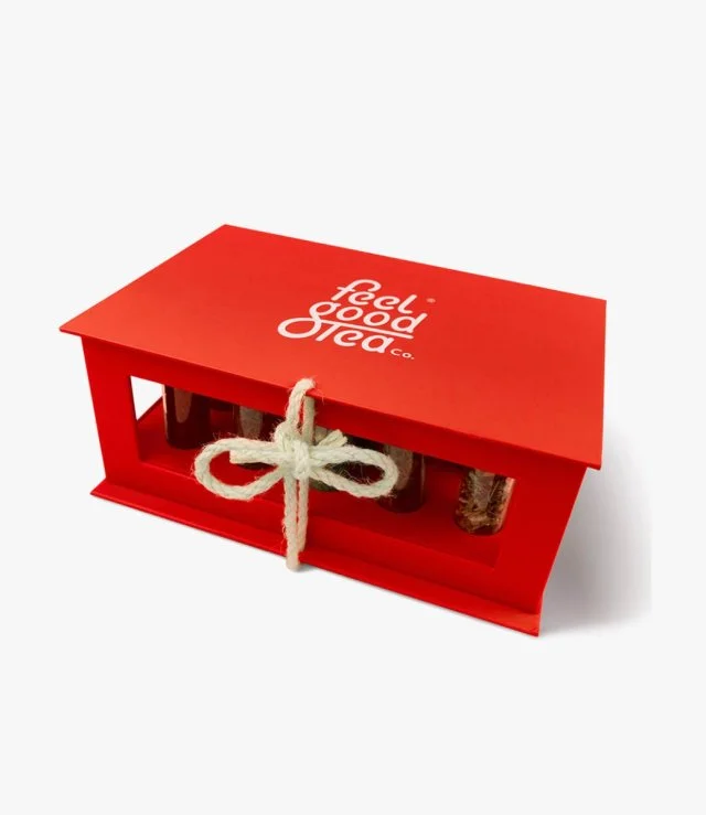 Coral Red Discovery Box by Feel Good Tea