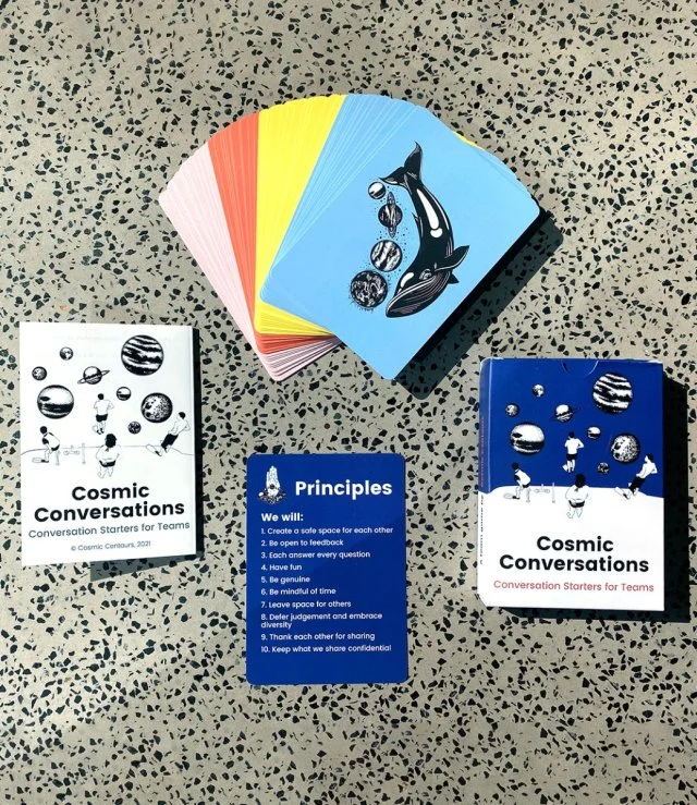Cosmic Conversations - Conversation starters for teams By Cosmic Centaurs*