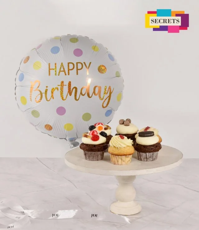 Cupcakes & Balloon Birthday Bundle By Secrets