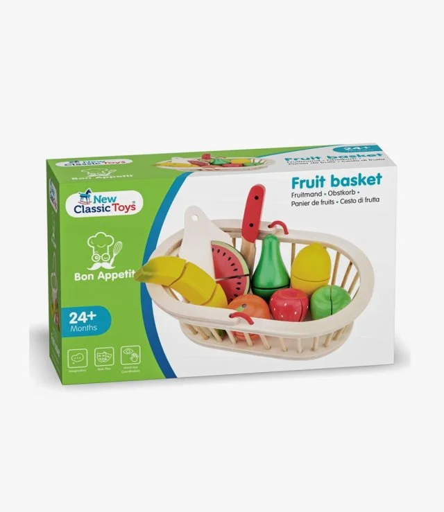 Cutting Meal - Fruit Basket by New Classic Toys