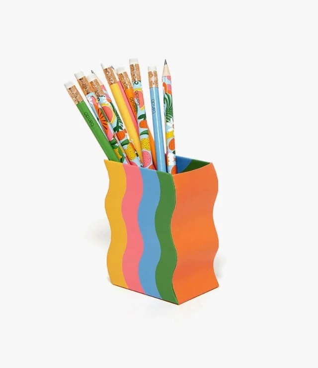 Decorate Your Desk Set, Rainbow Stripe by Ban.do