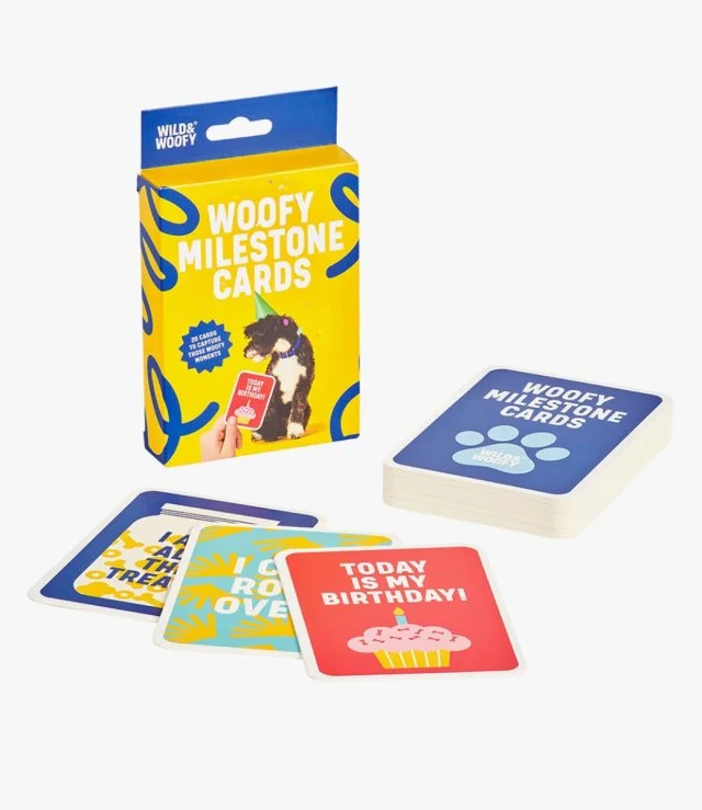 Dog Milestone Cards By Wild & Woofy