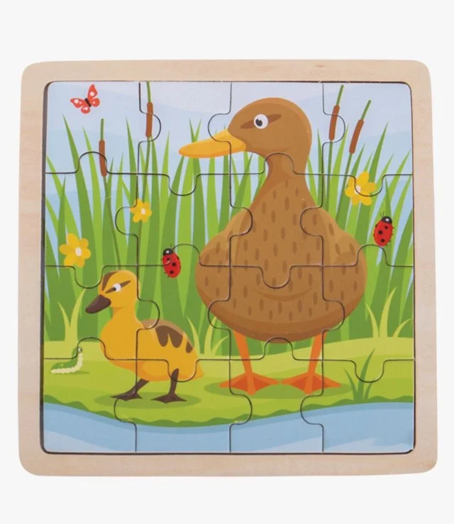 Duck & Duckling Puzzle by Bigjigs