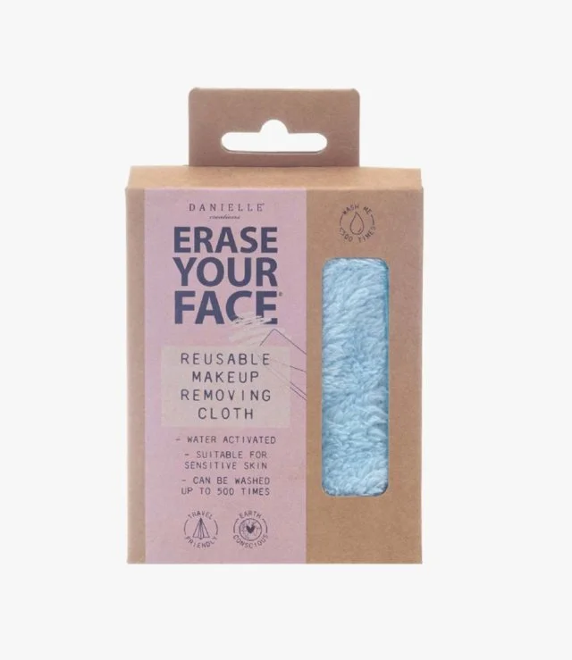 Erase Your Face Eco Makeup Removing Cloth - Pastel Blue By Erase Your Face