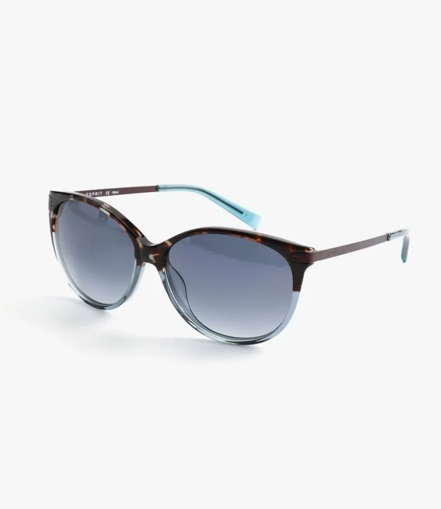 Esprit Unisex Brown & Blue Sunglasses