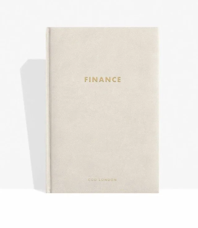 دفتر ملاحظات المالية - رمادي من كاريرجيرل لندن
